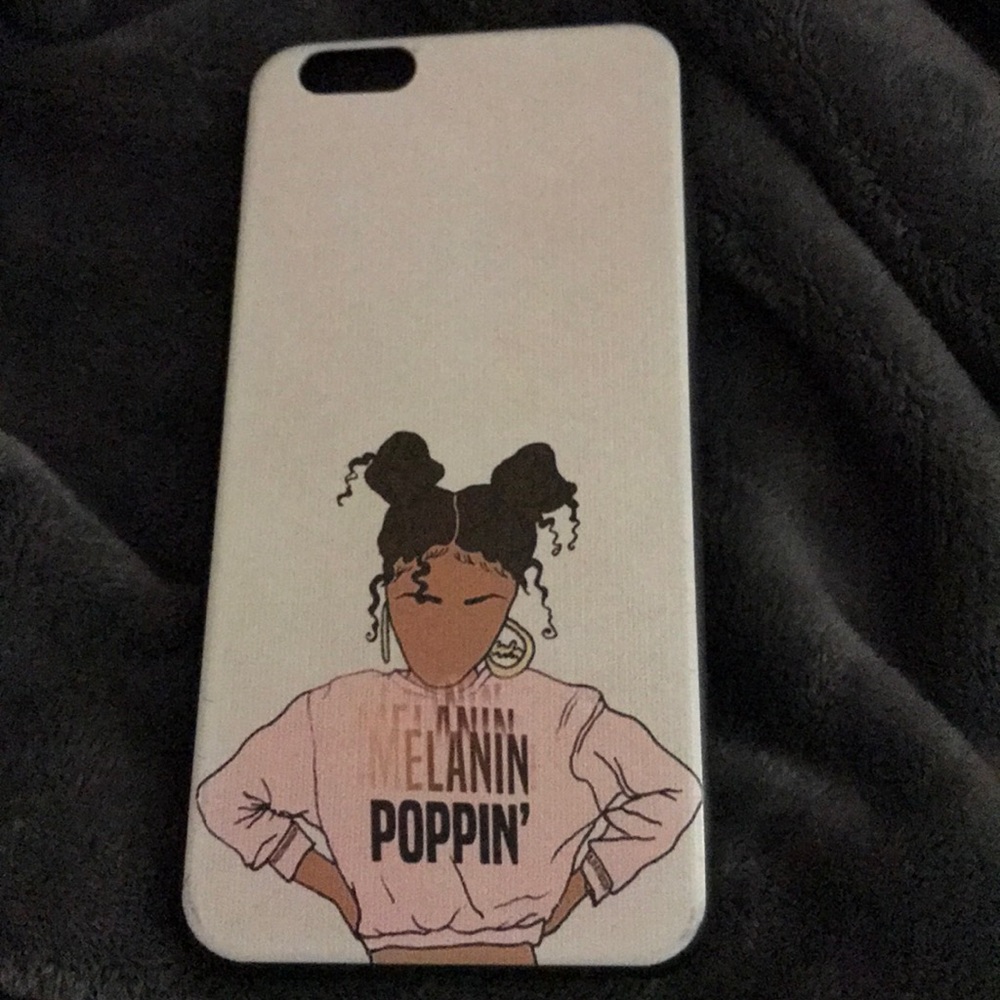 Melanin poppin iPhone 6s Plus phone case